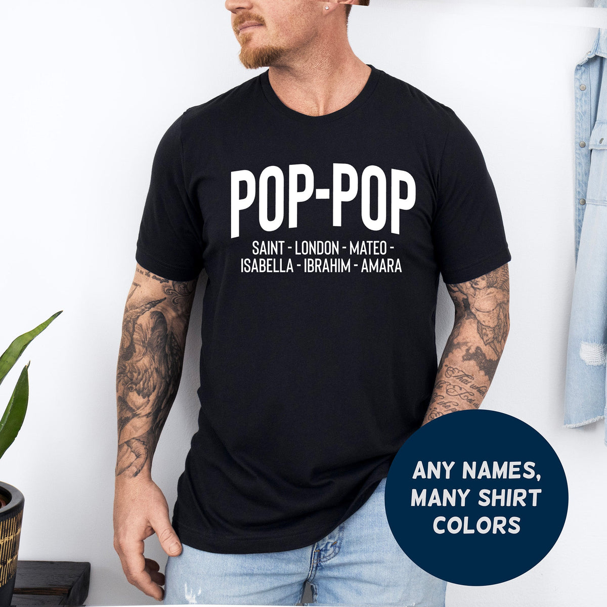 printify Adult Tees Name Drop Tee | Adult Tshirt