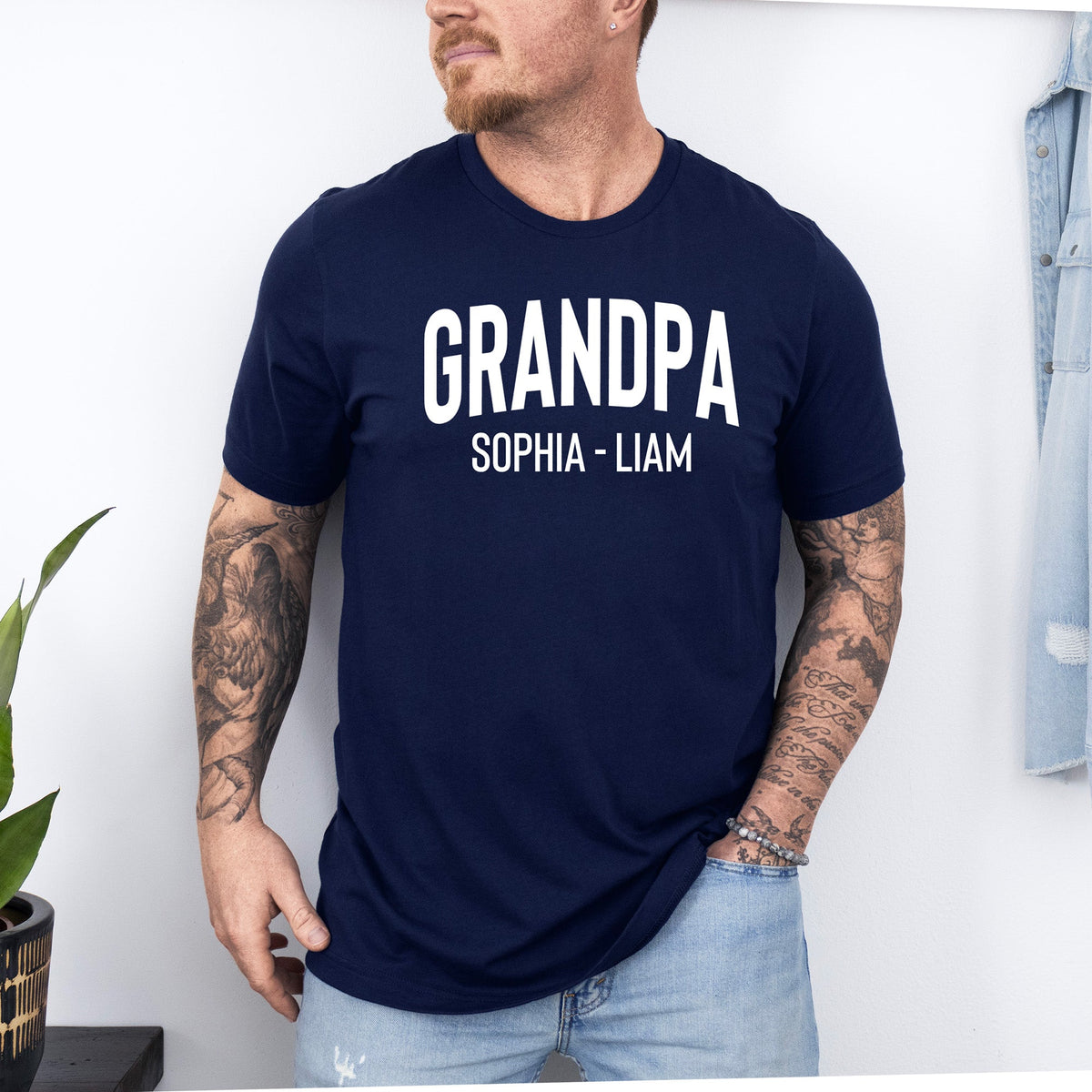 printify Adult Tees Navy / M Name Drop Tee | Adult Tshirt