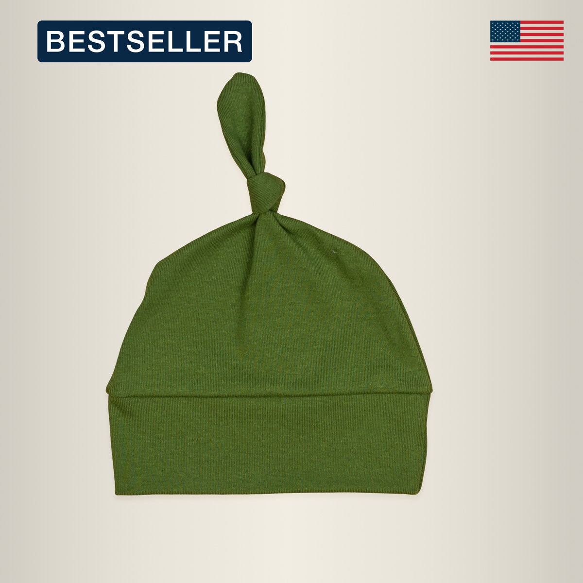 Cuddle Sleep Dream Knot Hat Olive Green Knot Hat