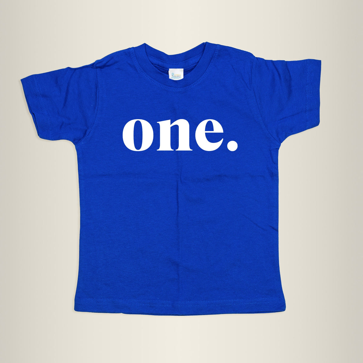 Cuddle Sleep Dream Graphic Tee Royal Blue / 12m one. | First Birthday Tshirt