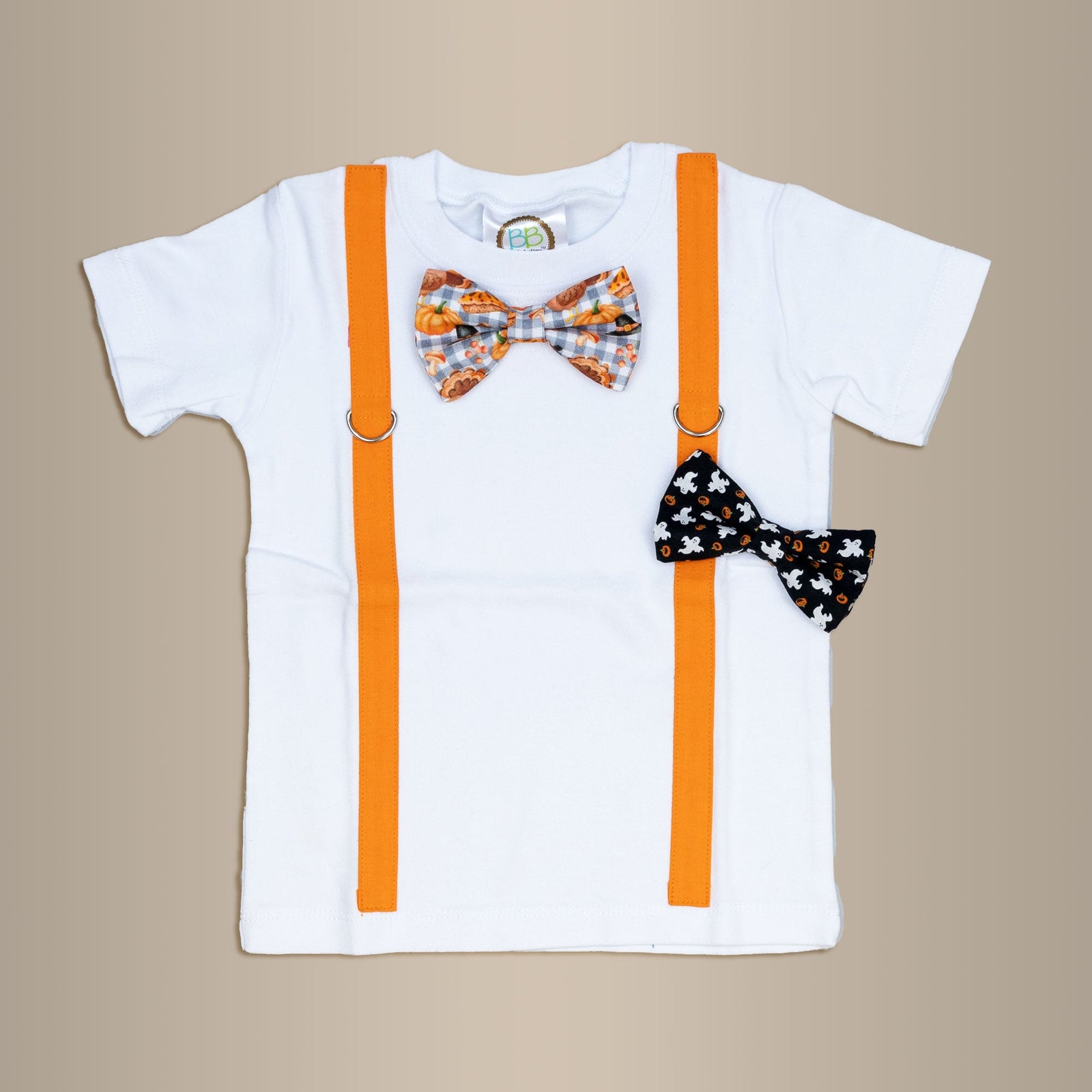 Cuddle Sleep Dream Oh Snap Orange Suspender | Halloween & Thanksgiving Bowties