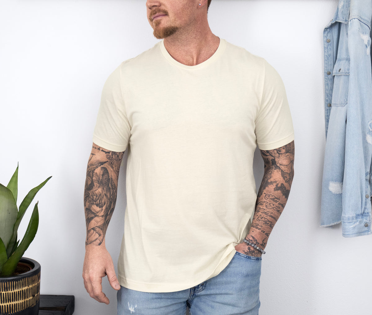 printify Adult Tees Natural / S Personalized DAD Photo T-shirt