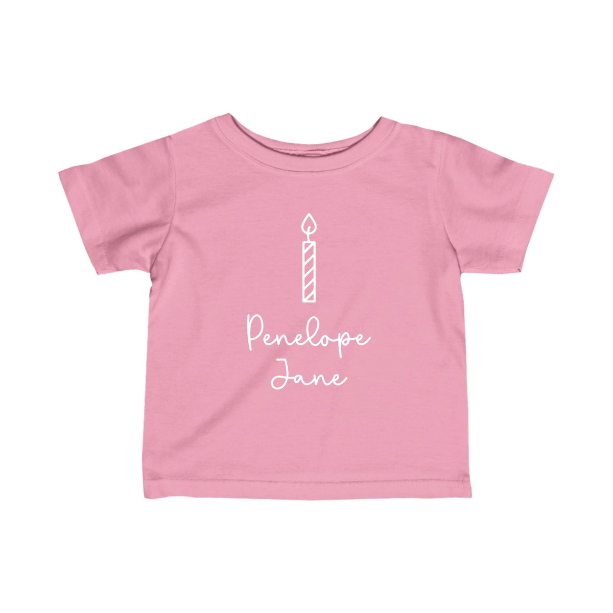 printify Personalized One Candle Tee | 1st Birthday Shirt
