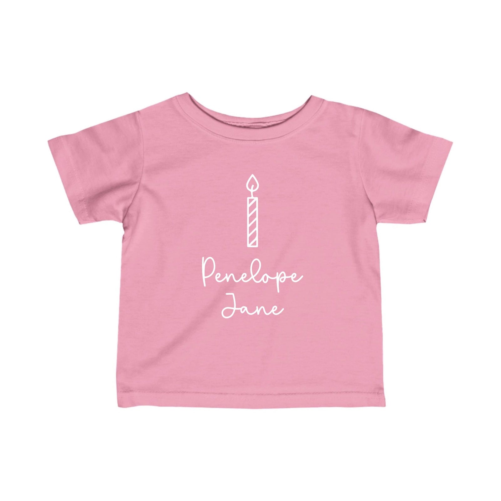 printify Personalized One Candle Tee | 1st Birthday Shirt