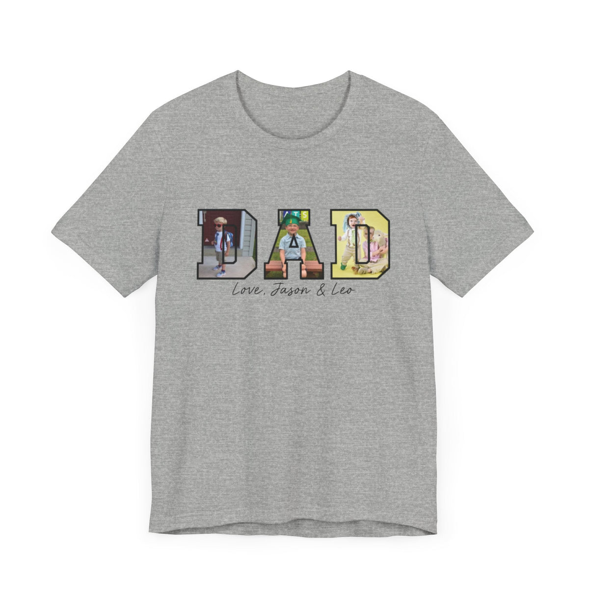 Printify T-Shirt Personalized Photo Dad Tshirt