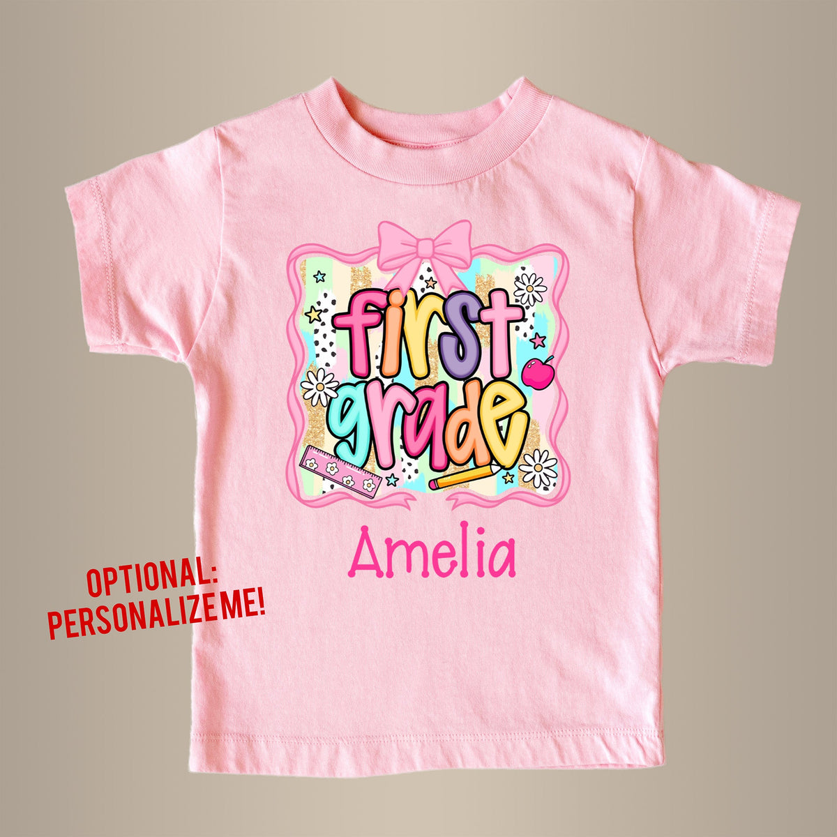 Cuddle Sleep Dream Preppy 1st Day | Pink Tee