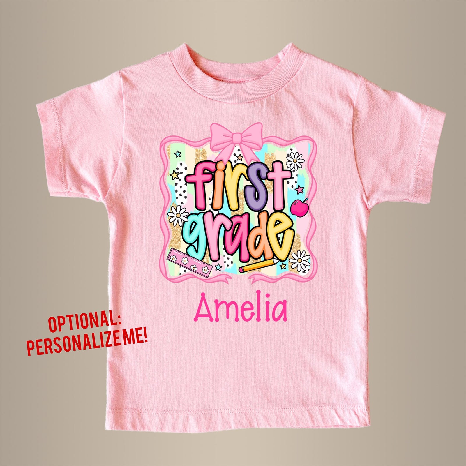 Cuddle Sleep Dream Preppy 1st Day | Pink Tee