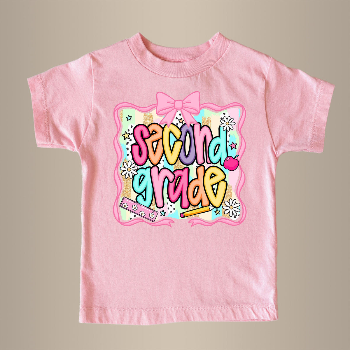 Cuddle Sleep Dream 3t Short Sleeve / 2nd Grade Preppy 1st Day | Pink Tee