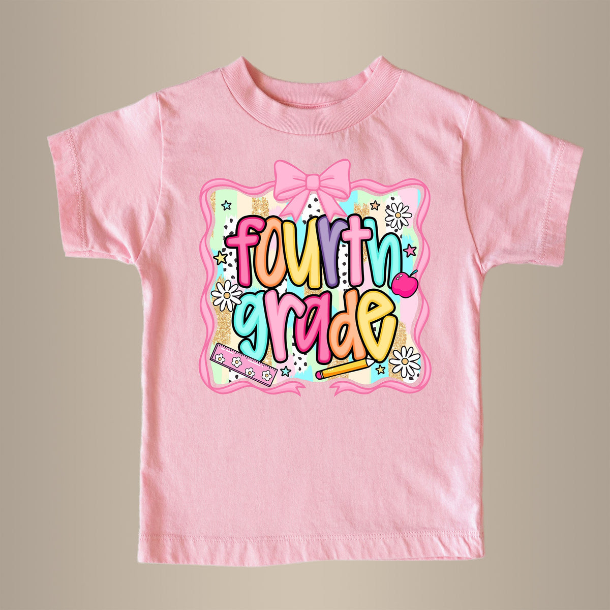 Cuddle Sleep Dream 3t Short Sleeve / 4th Grade Preppy 1st Day | Pink Tee