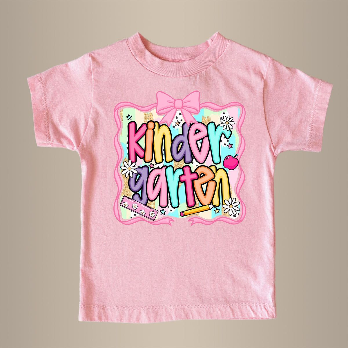 Cuddle Sleep Dream 3t Short Sleeve / Kindergarten Preppy 1st Day | Pink Tee