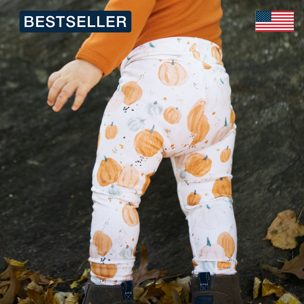 Cuddle Sleep Dream Leggings Pumpkins &amp; Stardust Leggings