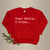 Dear Santa, I Tried | Red Fleece Sweatshirt