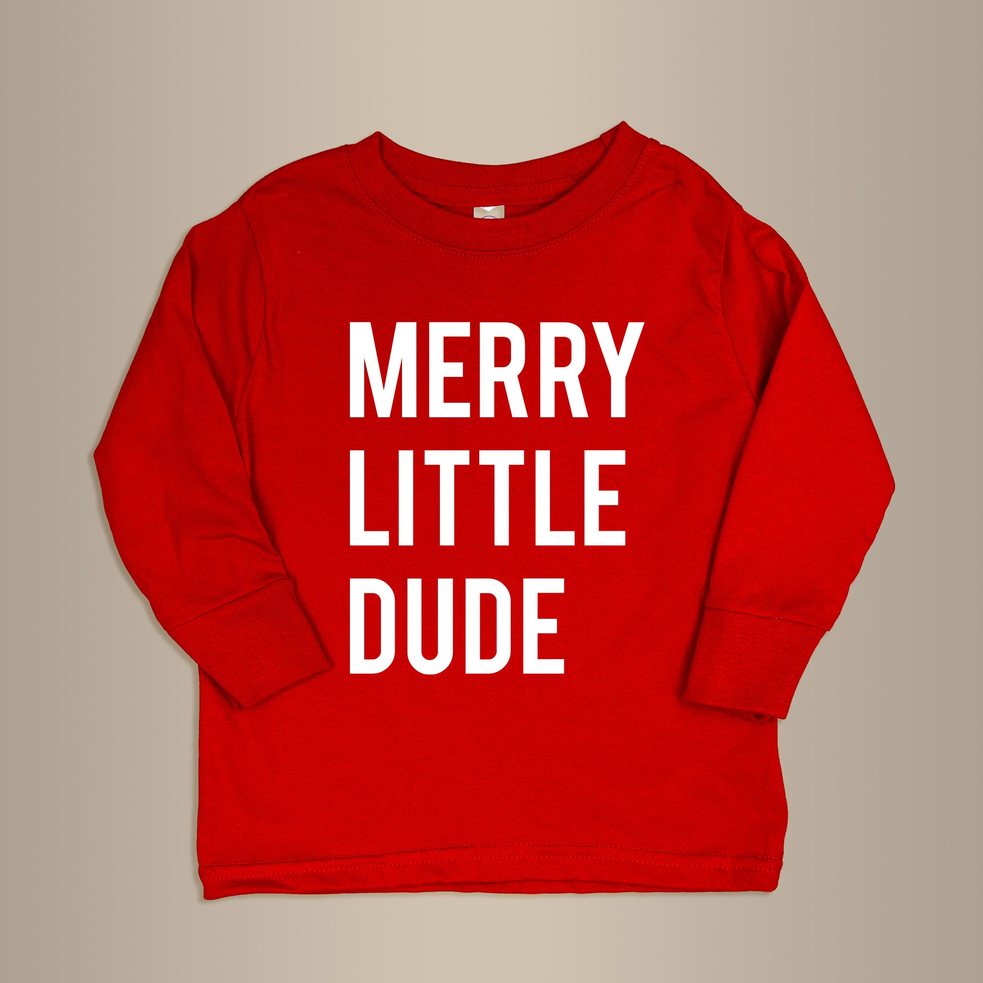 Merry Little Dude | Red Tshirt