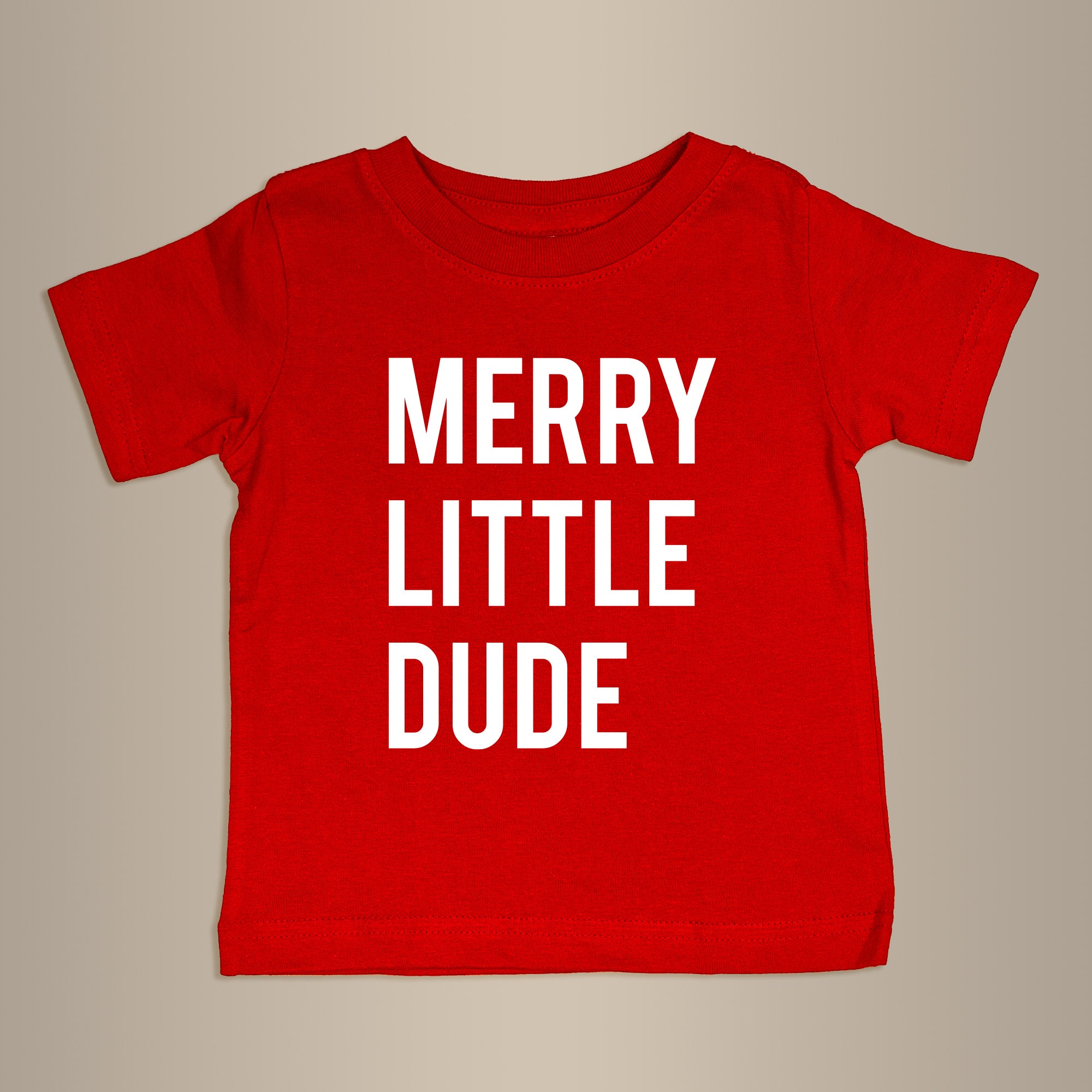 Merry Little Dude | Red Tshirt