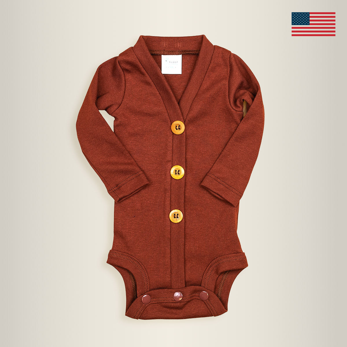 Cuddle Sleep Dream Cardisuit Rust Cardisuit