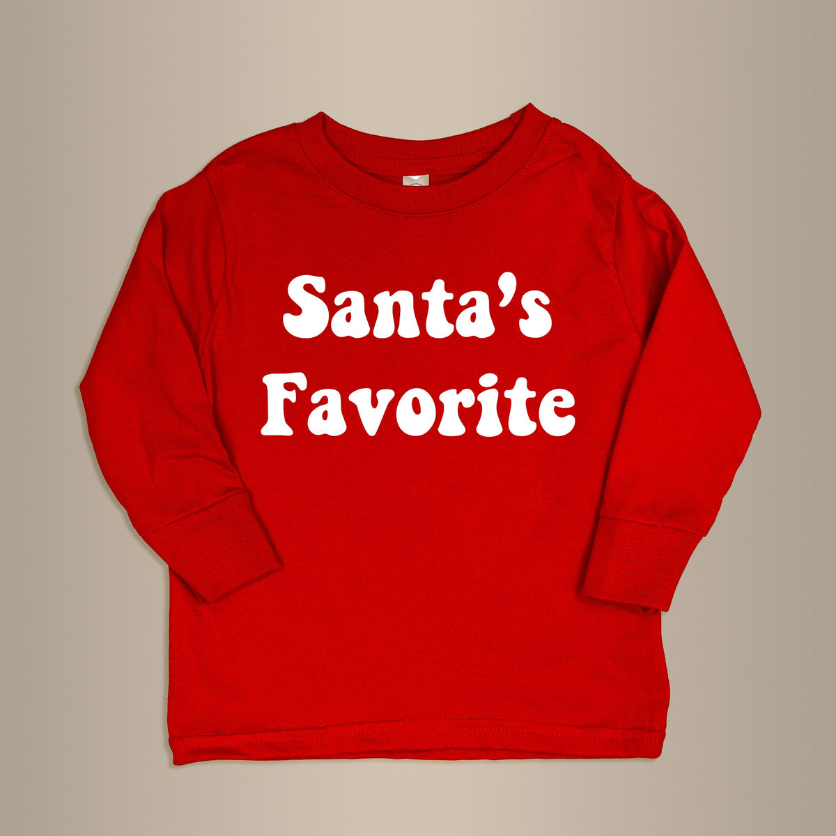Cuddle Sleep Dream Graphic Tee Santa&#39;s Favorite | Infant/Toddler/Youth Tshirt