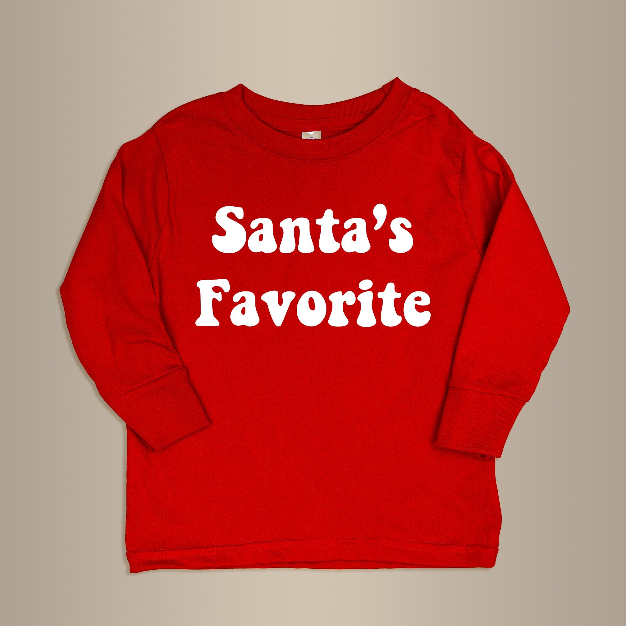 Cuddle Sleep Dream Graphic Tee Santa's Favorite | Infant/Toddler/Youth Tshirt