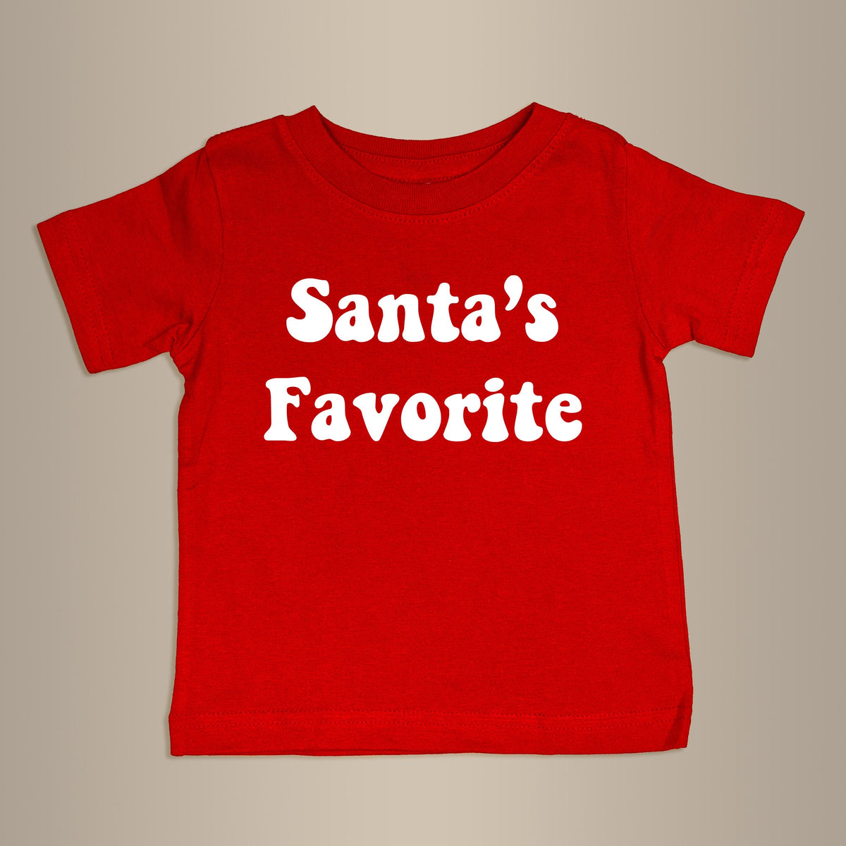 Cuddle Sleep Dream Graphic Tee Santa&#39;s Favorite | Infant/Toddler/Youth Tshirt