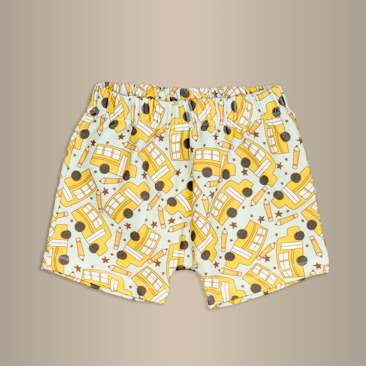 Cuddle Sleep Dream Shorts School Bus | French Terry Play Shorts