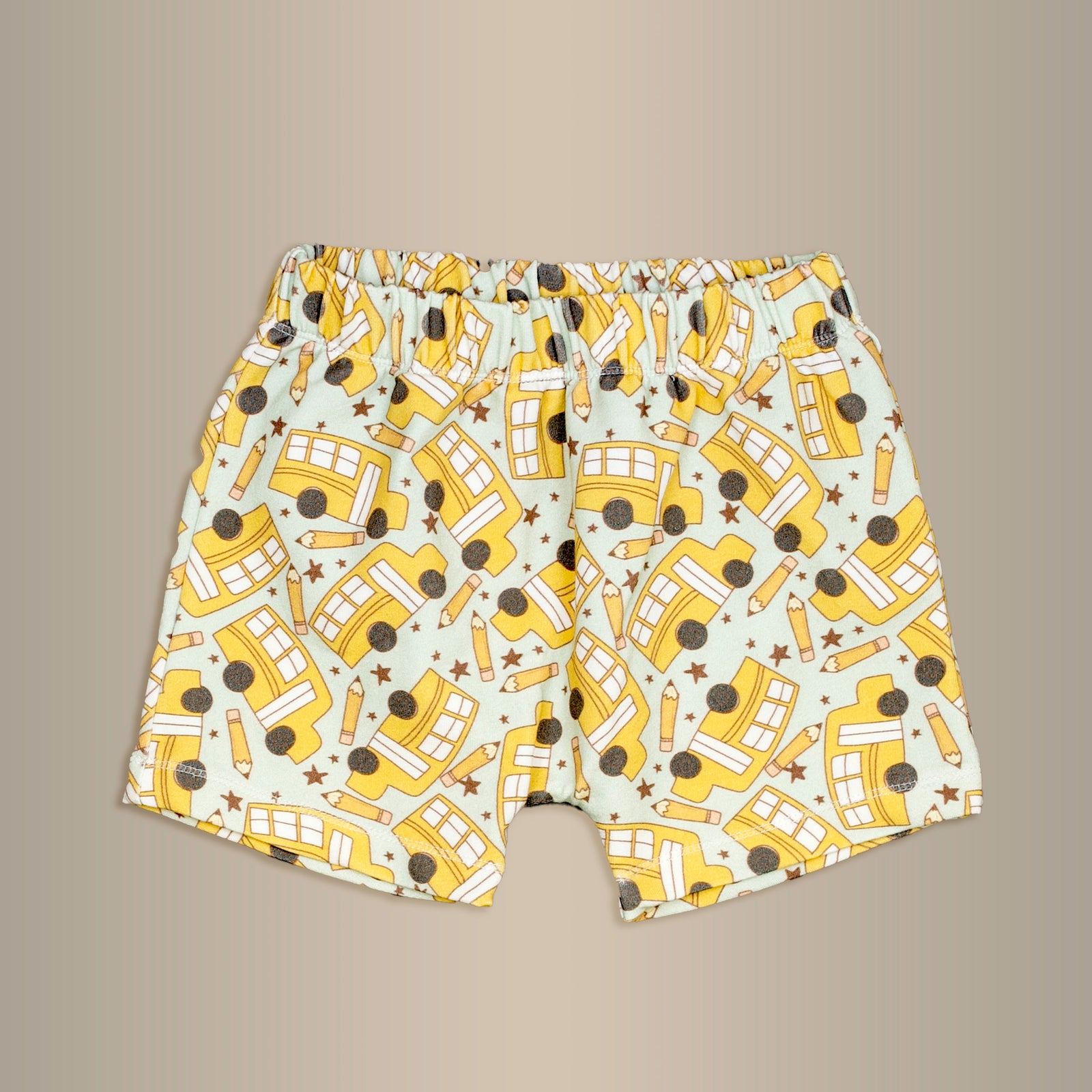 Cuddle Sleep Dream Shorts School Bus | French Terry Play Shorts