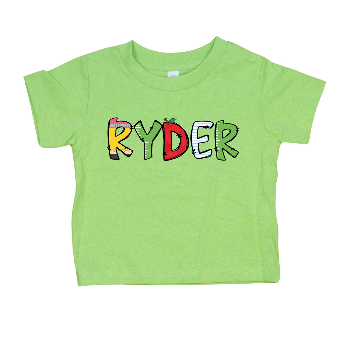 Cuddle Sleep Dream Graphic Tee Lime Green / 2T School Custom Name | Kids T-shirt