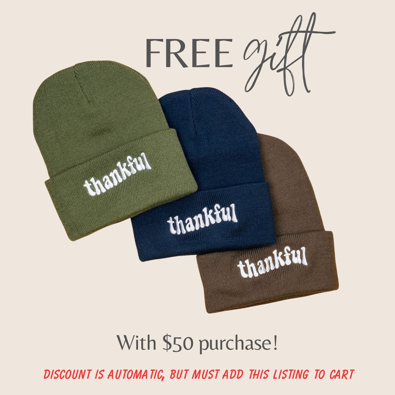 Cuddle Sleep Dream Ties Thankful Beanie Bonus