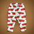 Christmas Trucks on White Slim Joggers