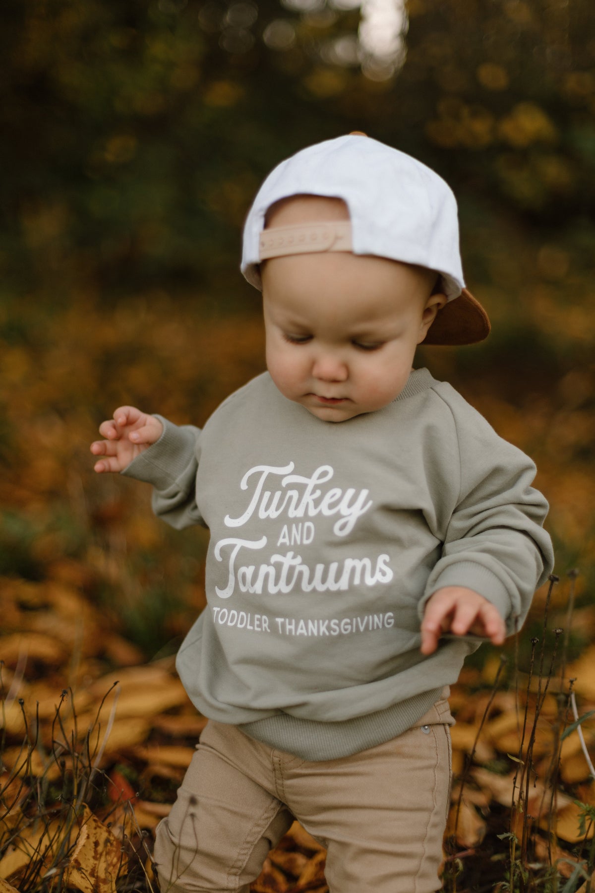 Cuddle Sleep Dream Sweatshirt Turkey &amp; Tantrums | Light Olive Sweatshirt
