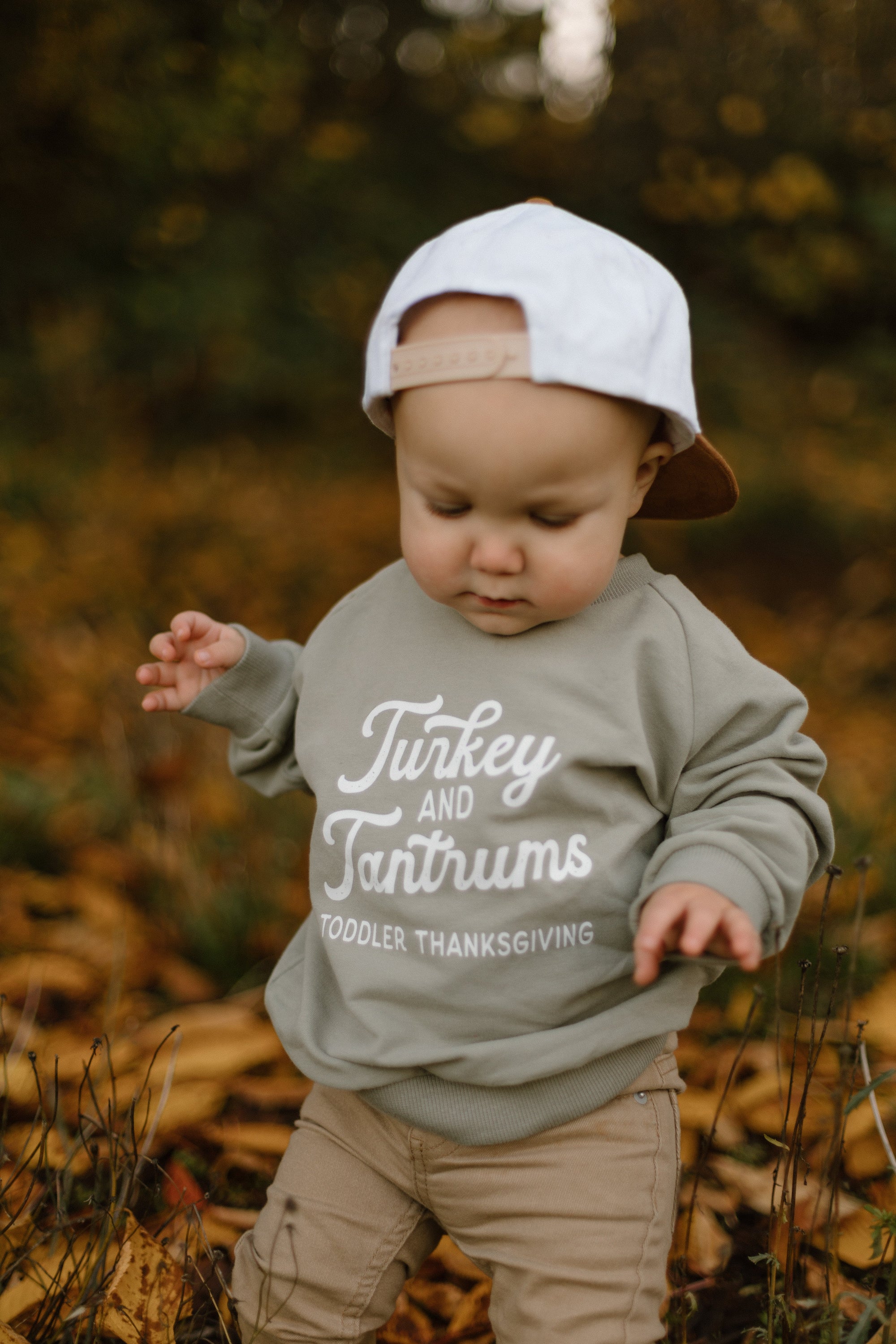 Cuddle Sleep Dream Sweatshirt Turkey & Tantrums | Light Olive Sweatshirt