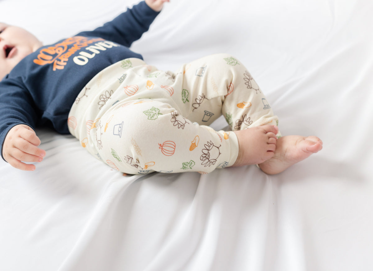 Cuddle Sleep Dream Leggings Turkey Toss Leggings