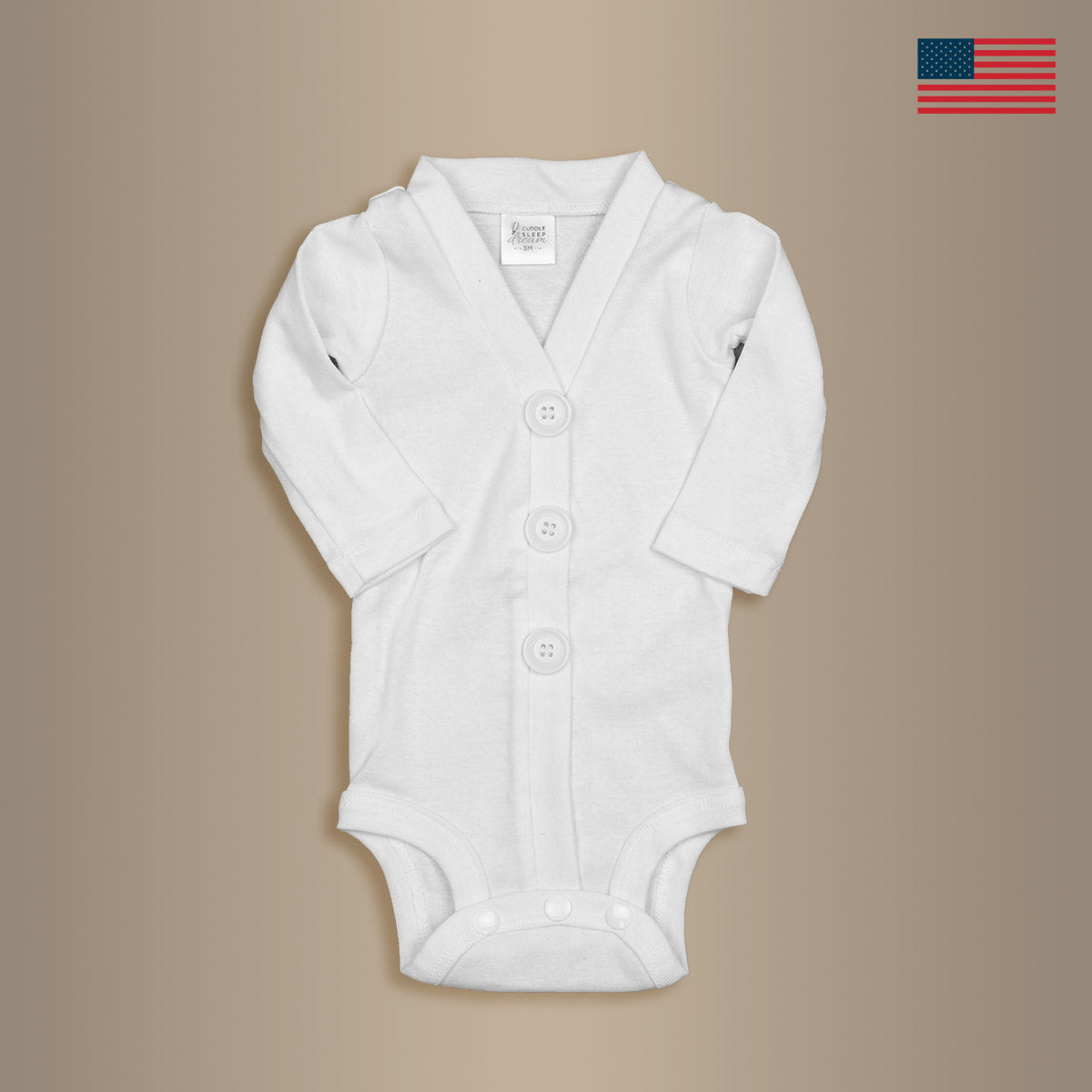 Cuddle Sleep Dream Cardisuit White Cardisuit