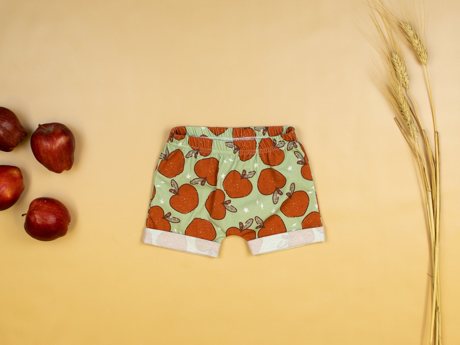 Cuddle Sleep Dream Rolled Hem Shorts Apple Picking Rolled Hem Shorts (PREORDER)