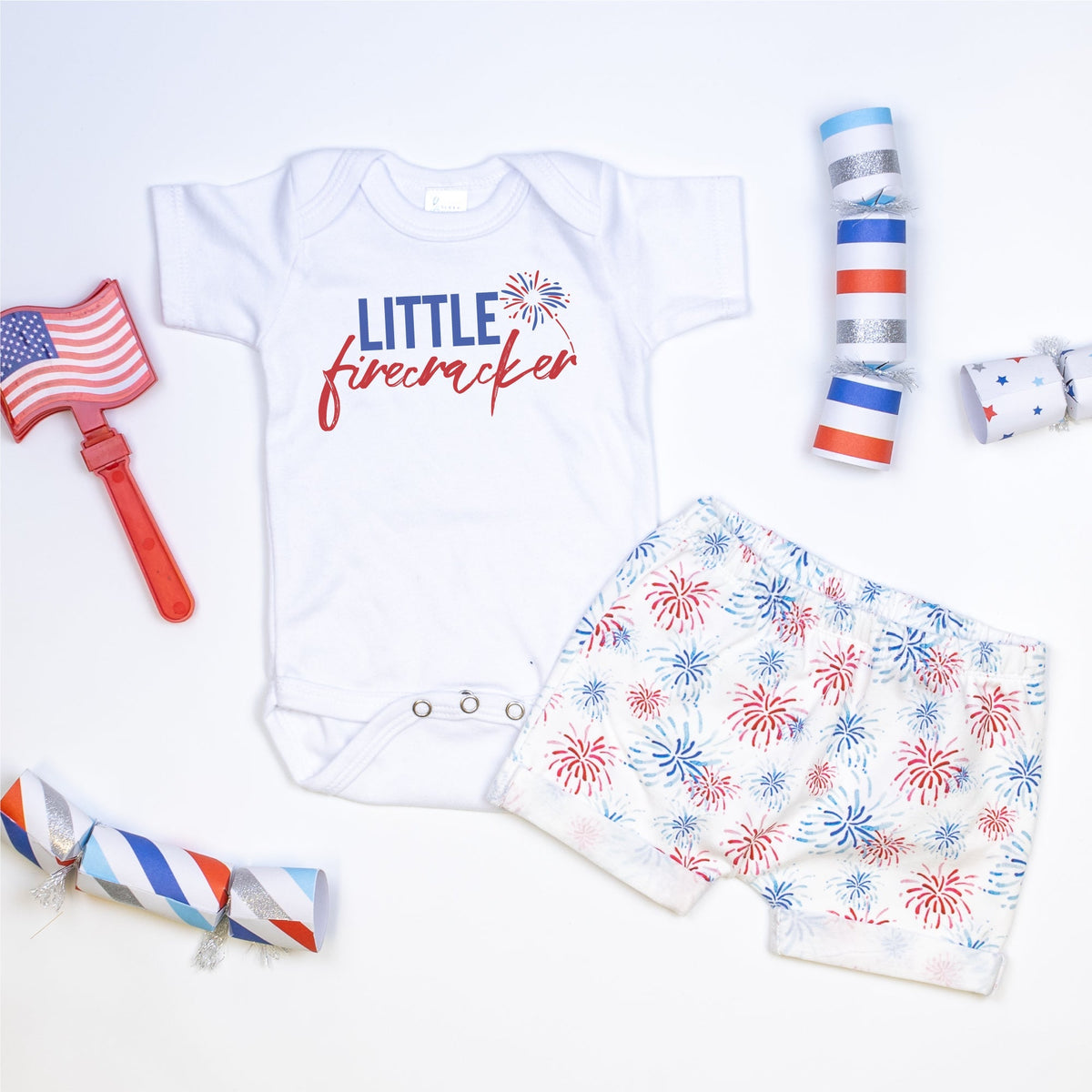 Cuddle Sleep Dream Rolled Hem Shorts Firework Rolled Hem Shorts