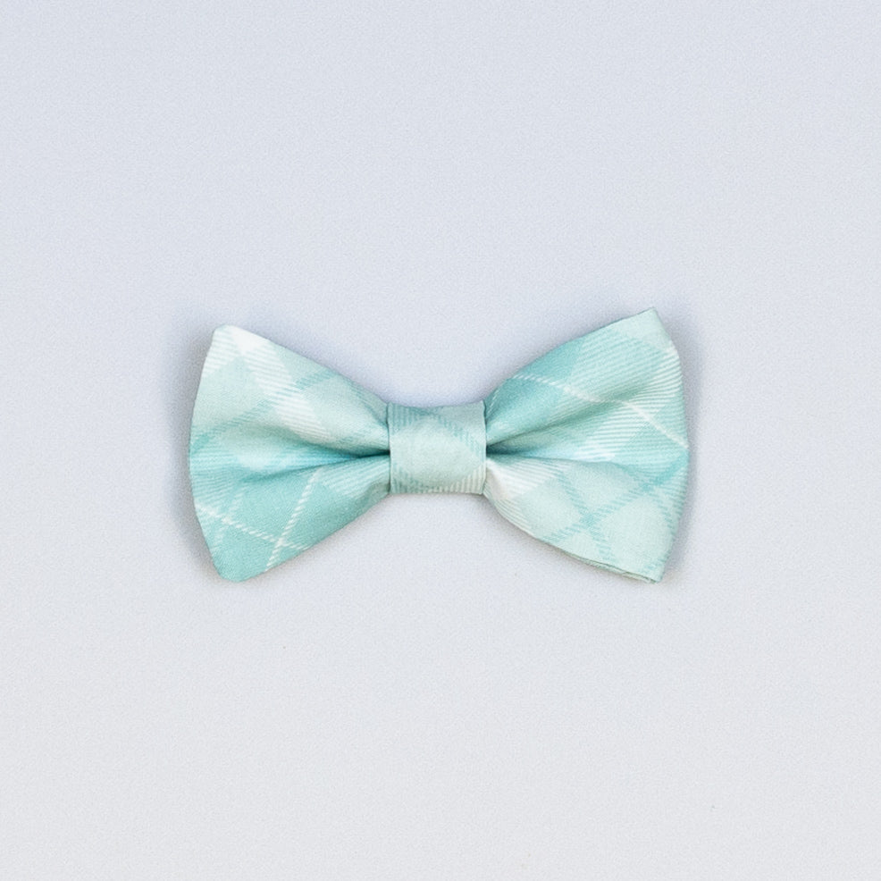 Cuddle Sleep Dream Bowtie Bodysuit Aqua Plaid | Easter Bowtie Bodysuit