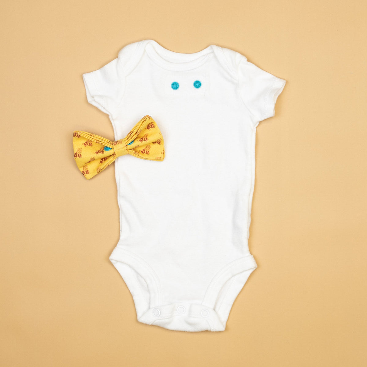 Cuddle Sleep Dream Bowtie Bodysuit Bees Bowtie Bodysuit