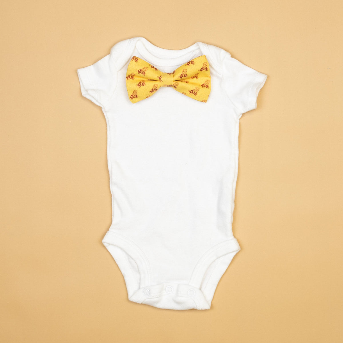 Cuddle Sleep Dream Bowtie Bodysuit Bees Bowtie Bodysuit