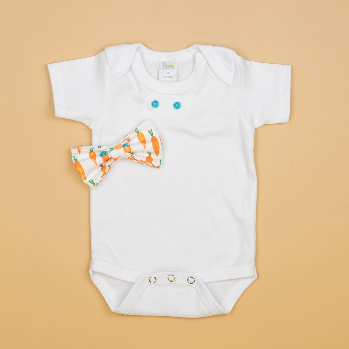 Cuddle Sleep Dream Bowtie Bodysuit Carrots Bowtie Bodysuit