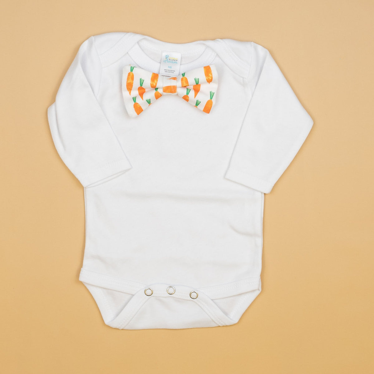 Cuddle Sleep Dream Bowtie Bodysuit Carrots Bowtie Bodysuit