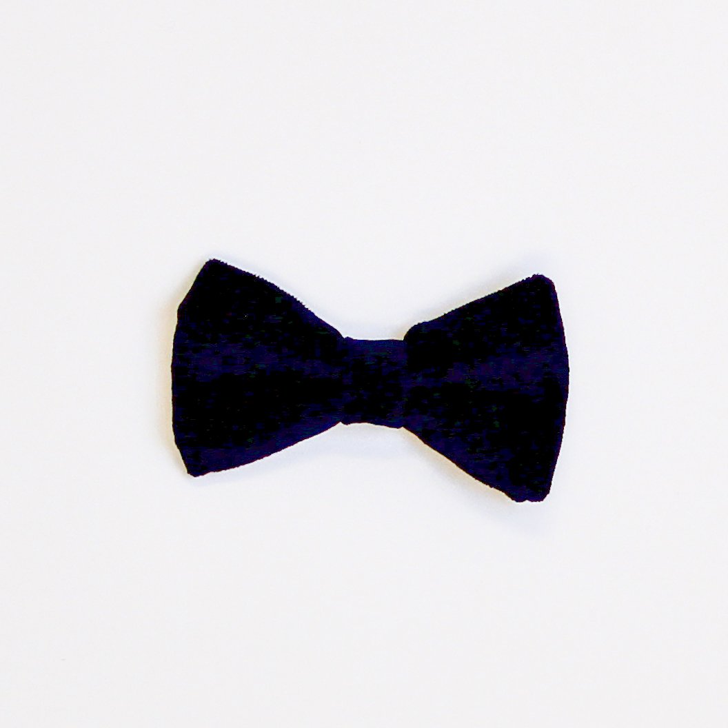 Cuddle Sleep Dream Bowtie Bodysuit Dark Blue Velvet Bowtie Bodysuit