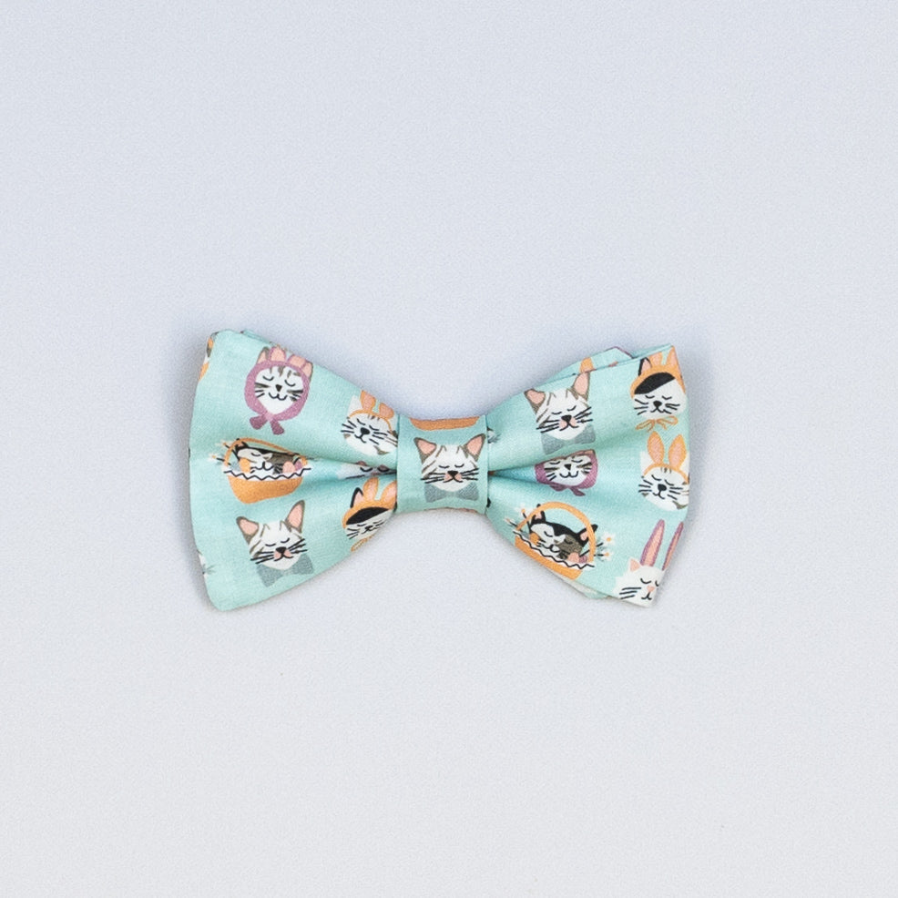 Cuddle Sleep Dream Bowtie Bodysuit Easter Cats | Bowtie Bodysuit