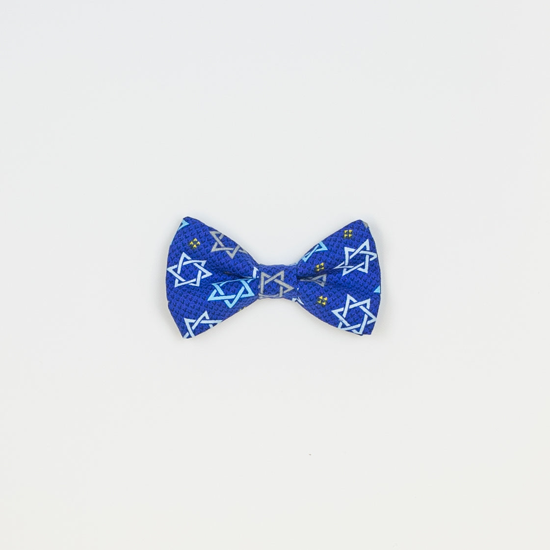 Cuddle Sleep Dream Bowtie Bodysuit Hanukkah Stars on Blue Bowtie Bodysuit