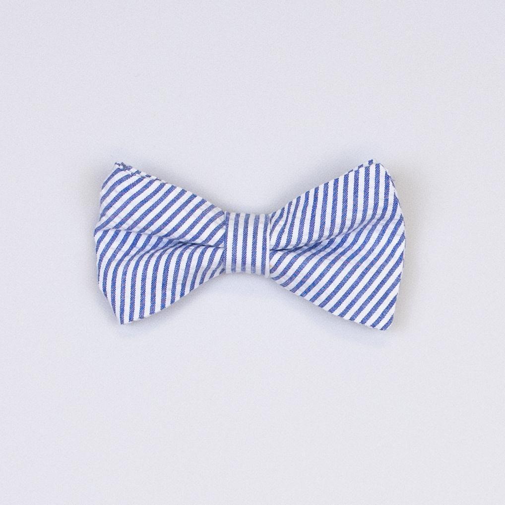 Cuddle Sleep Dream Bowtie Bodysuit Navy Seersucker Bowtie Bodysuit