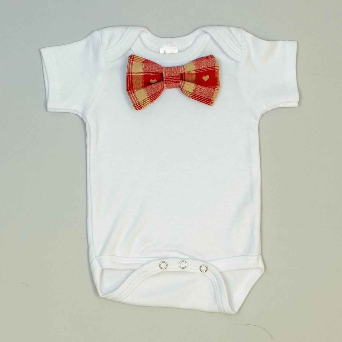 Cuddle Sleep Dream Bowtie Bodysuit Old Fashioned Heart Bowtie Bodysuit