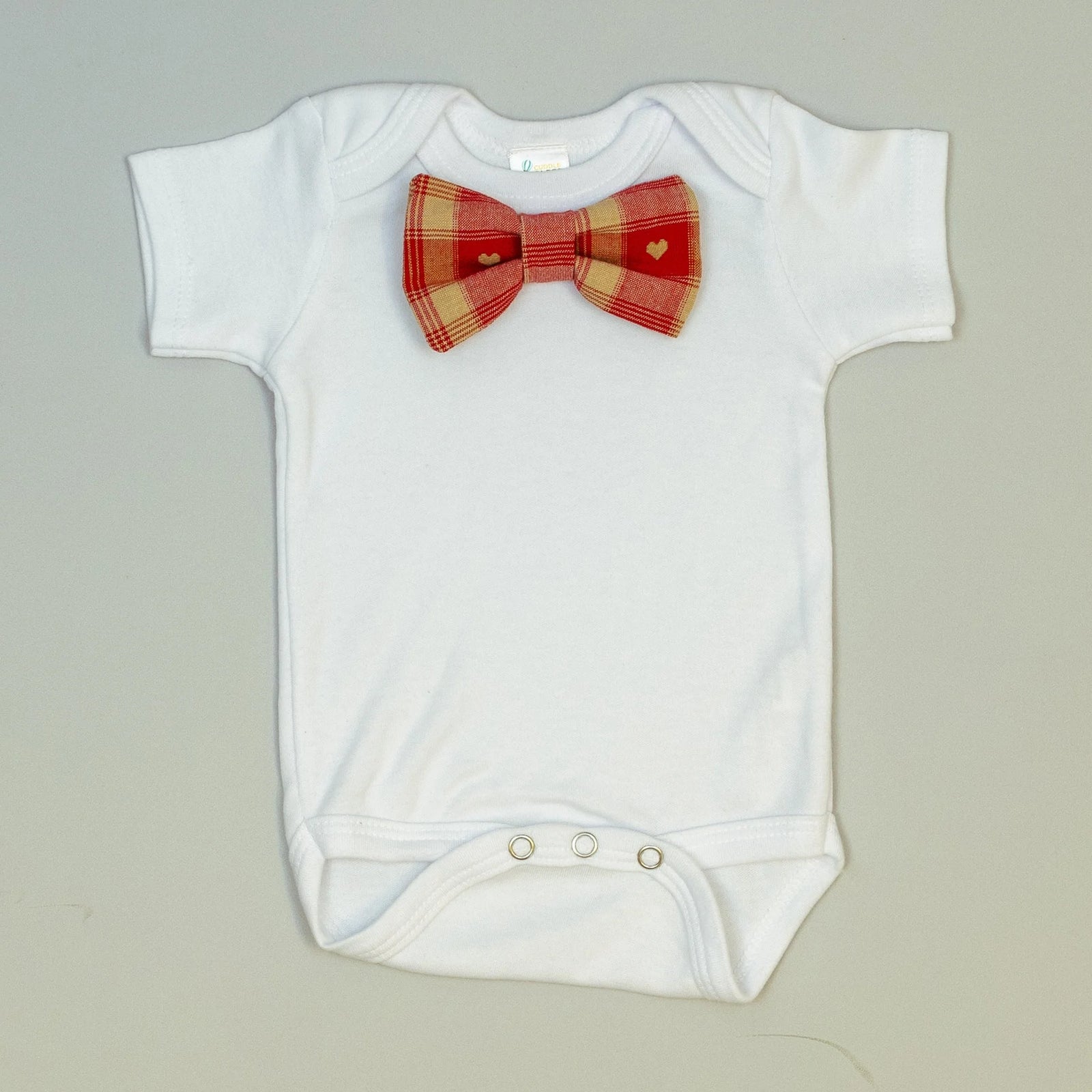 Cuddle Sleep Dream Bowtie Bodysuit Old Fashioned Heart Bowtie Bodysuit