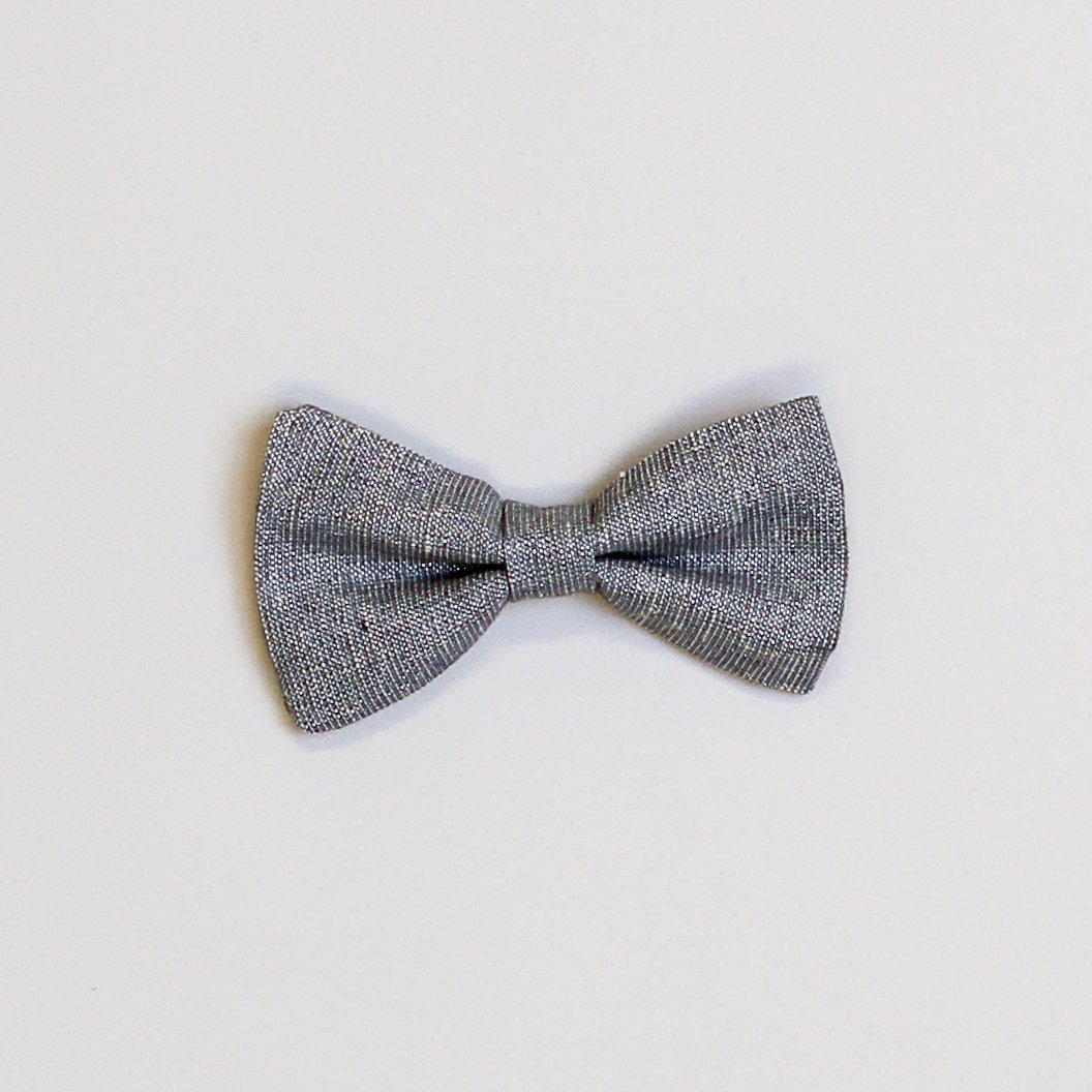 Cuddle Sleep Dream Bowtie Bodysuit Silver Shimmer Bowtie Bodysuit