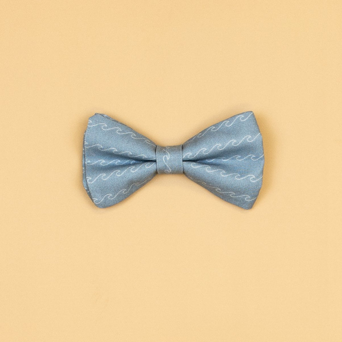 Cuddle Sleep Dream Bowtie Bodysuit Waves on Blue Bowtie Bodysuit