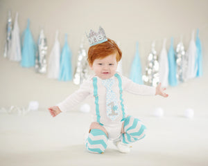 Baby Boy 1st Birthday Outfit - Winter Onederland Theme | by Cuddle Sleep Dream 9M Long Sleeve Bodysuit for Infant Baby Boy 1st Birthday Outfit - Winter Onederland Theme | by Cuddle Sleep Dream 9M Long Sleeve Bodysuit for Infant
