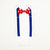 Royal Blue Suspenders | Red Stars Bow Tie