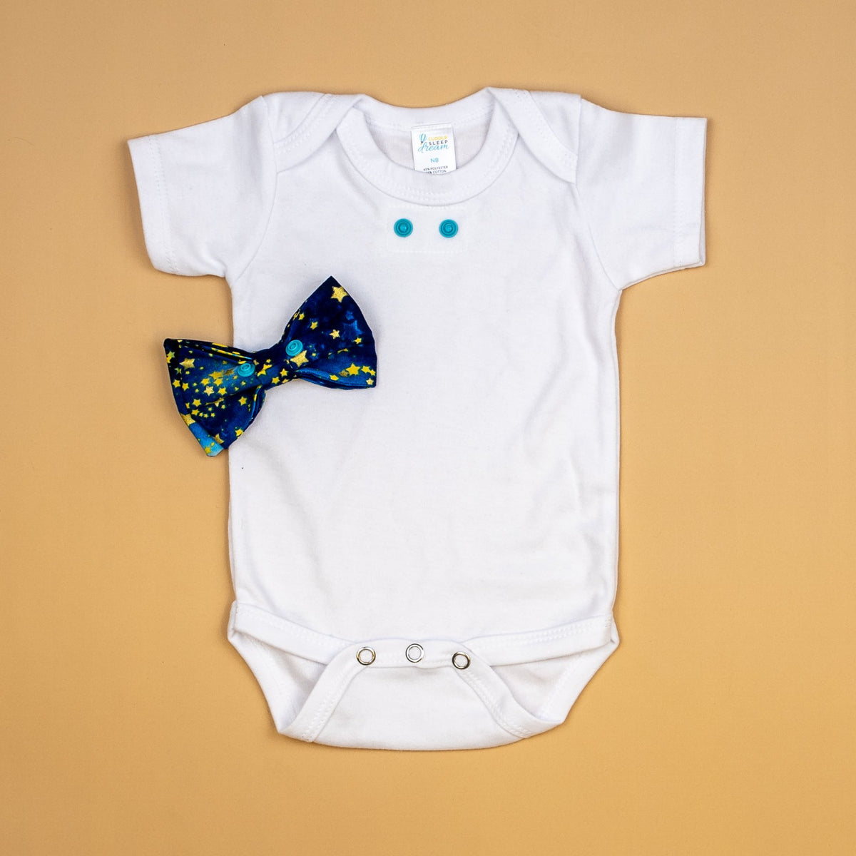 Cuddle Sleep Dream Bowtie Bodysuit Space Bowtie Bodysuit