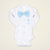 Cuddle Sleep Dream Cardigan Personalized Baptism Cardigan | Blue Tie & Blue Writing